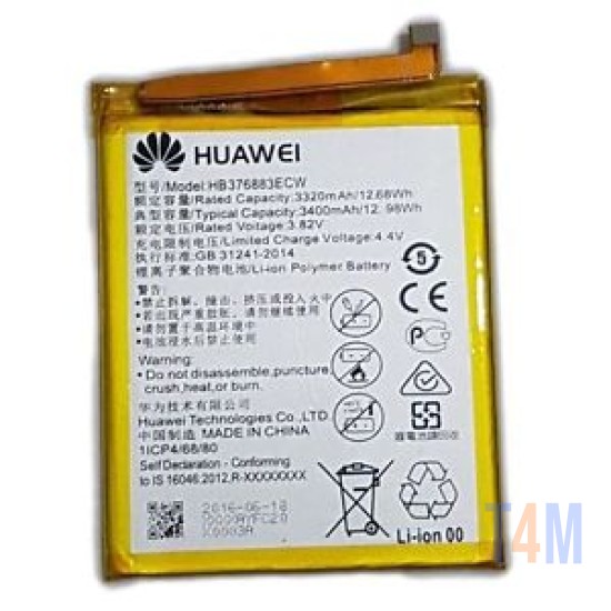 BATERIA HUAWEI P9 PLUS, HB376883ECW 3400 MAH  